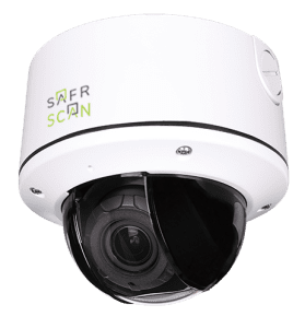 10812NB_SAFR_dome camera with logo SAFR Scan Dome Camera