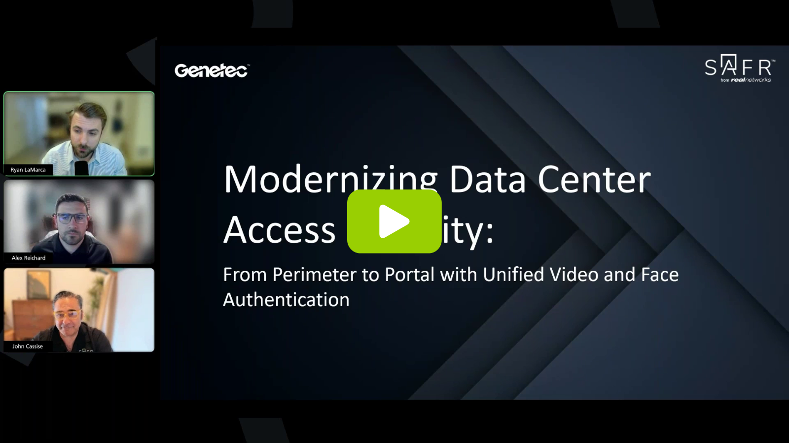 Modernizing Data Center Security Webinar Screencapture