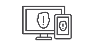 Real-time-Alerts Monitor and Tablet icons